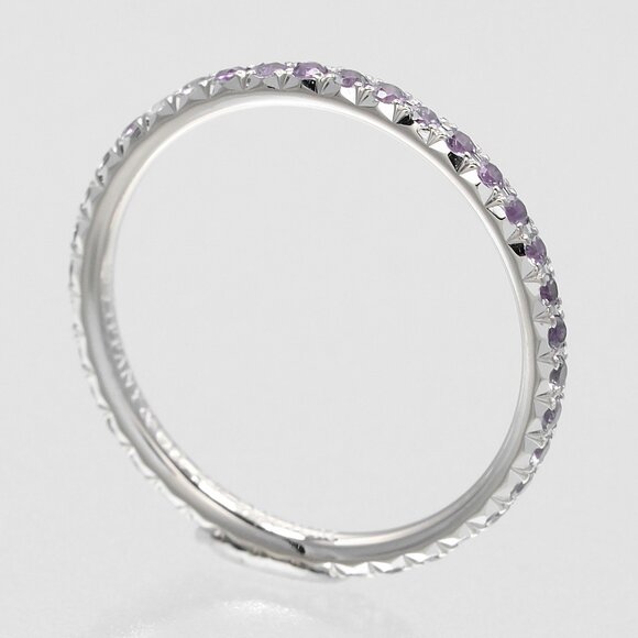 TIFFANY 18k Silver Eternity Ring - Picture 3 of 9